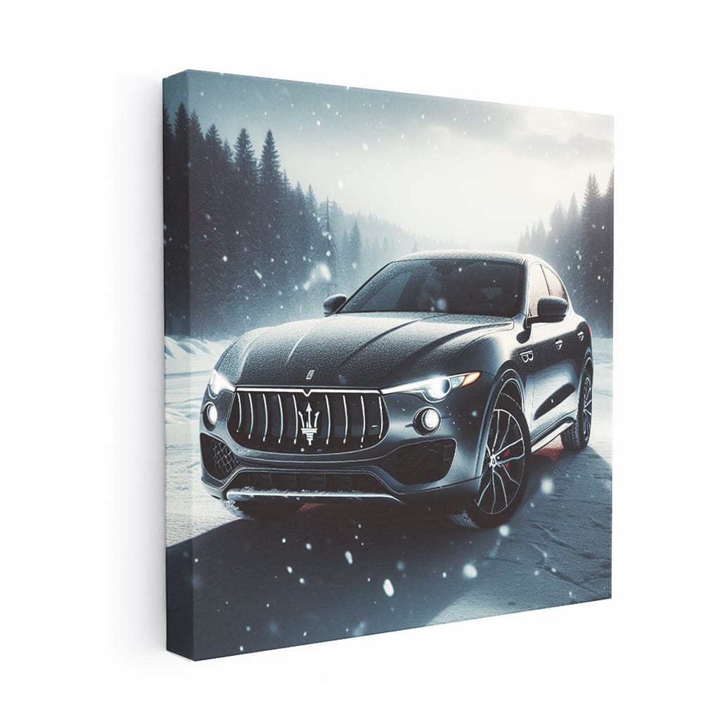 Maserati Levante Winter Wall Art