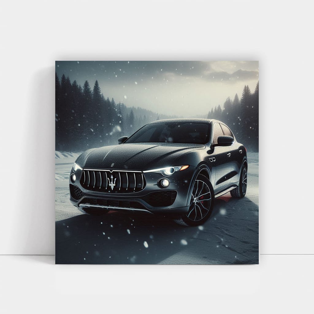 Maserati Levante Winter Wall Art