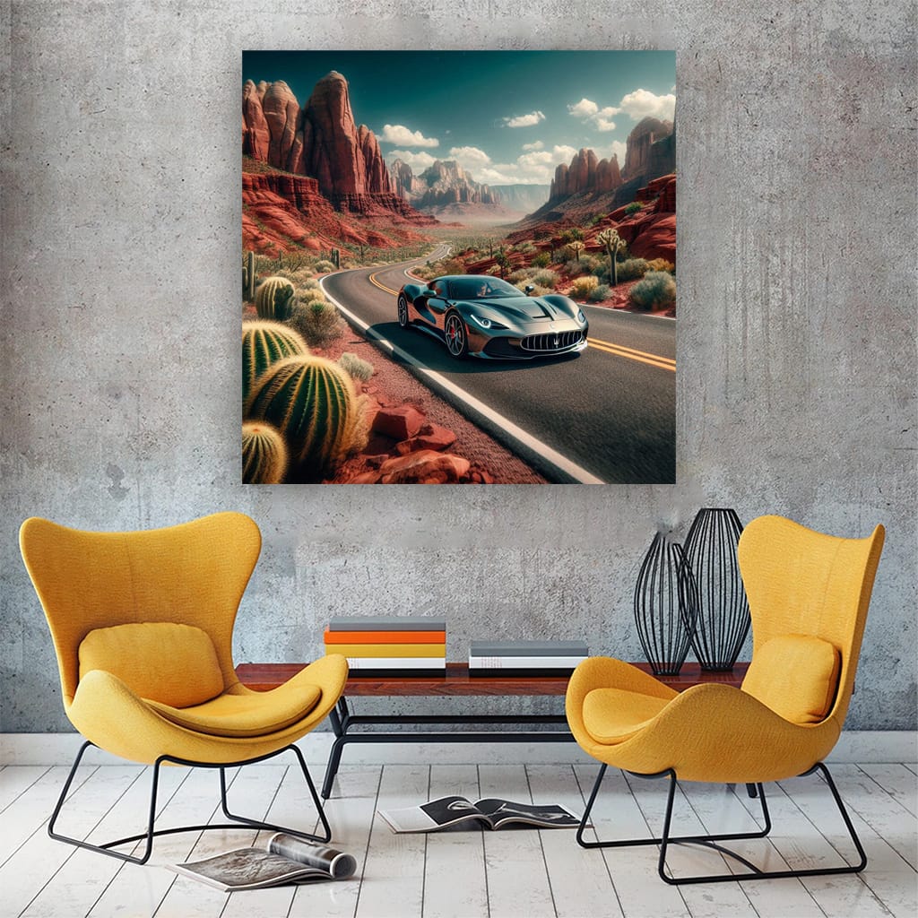 Maserati Mc20 Canyon Wall Art