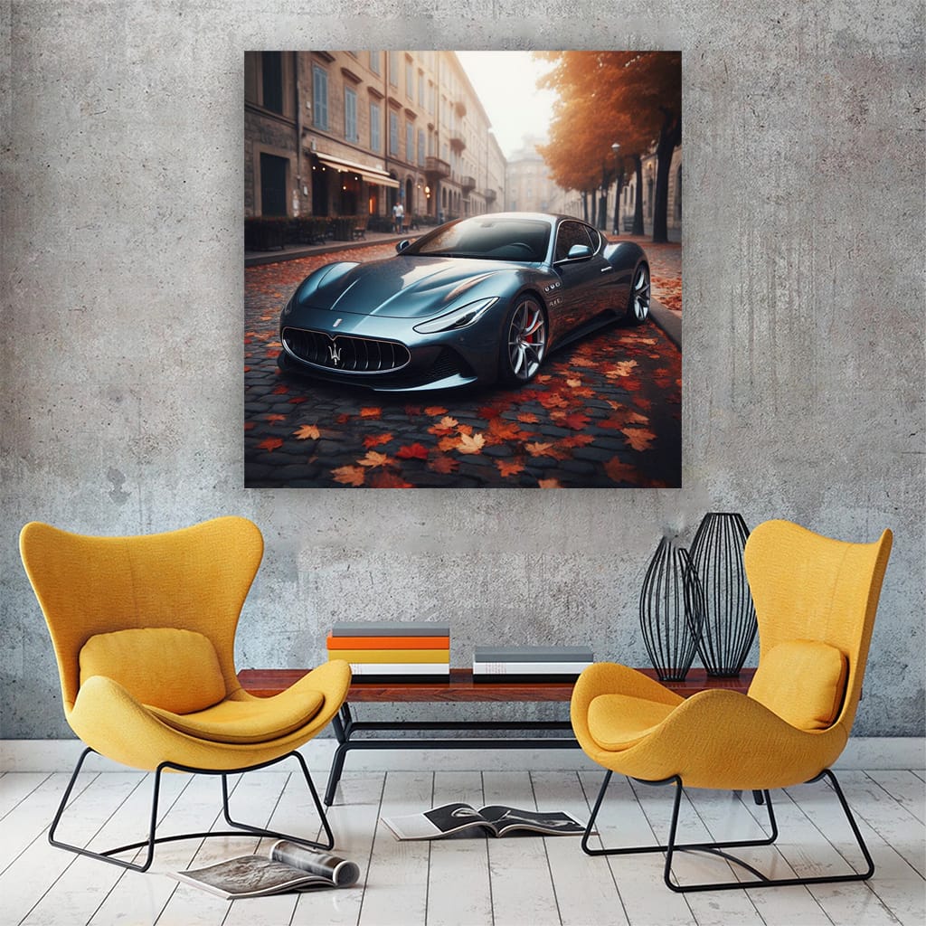 Maserati Mc20 Overcast Weather Wall Art