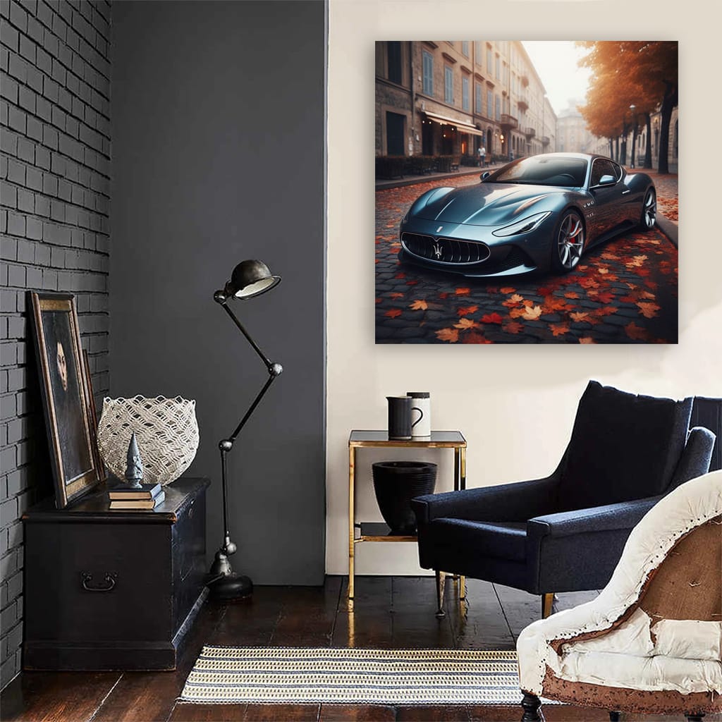 Maserati Mc20 Overcast Weather Wall Art