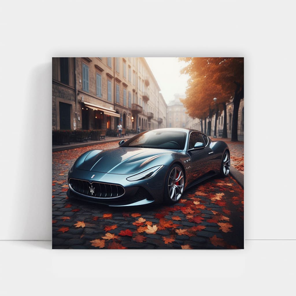 Maserati Mc20 Overcast Weather Wall Art