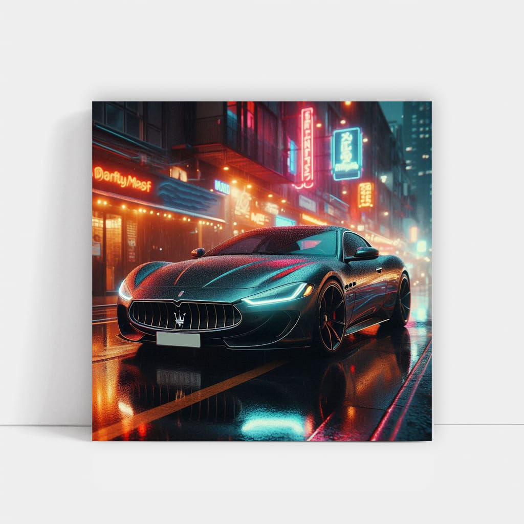 Maserati Mc20 Rainy Weath Wall Art