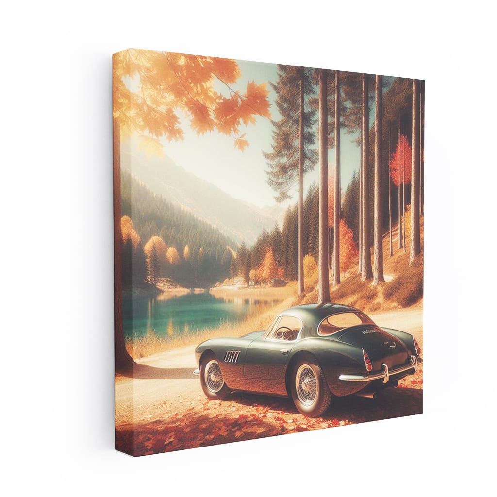 Maserati Old Retro Lake Wall Art