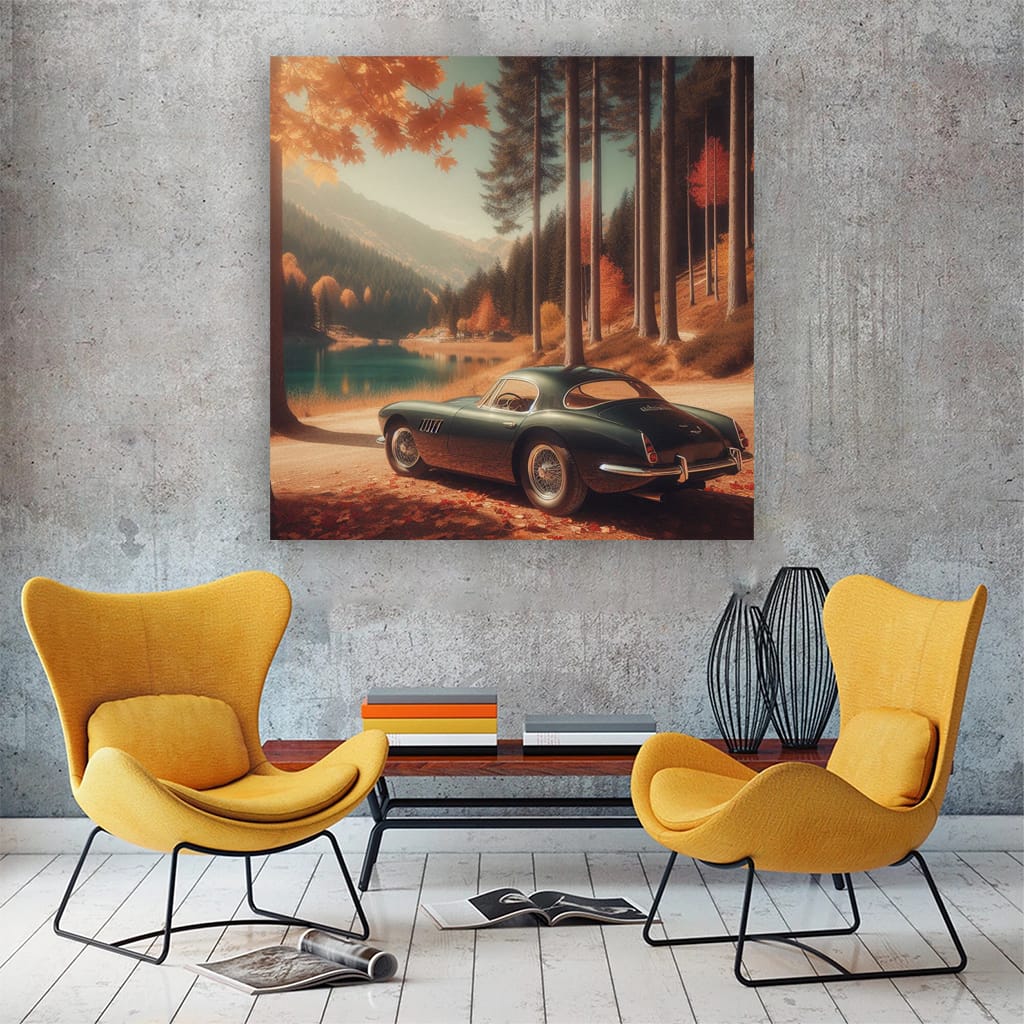 Classic Maserati by Lake: Timeless Elegance in Motion