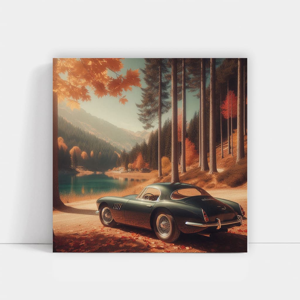 Maserati Old Retro Lake Wall Art