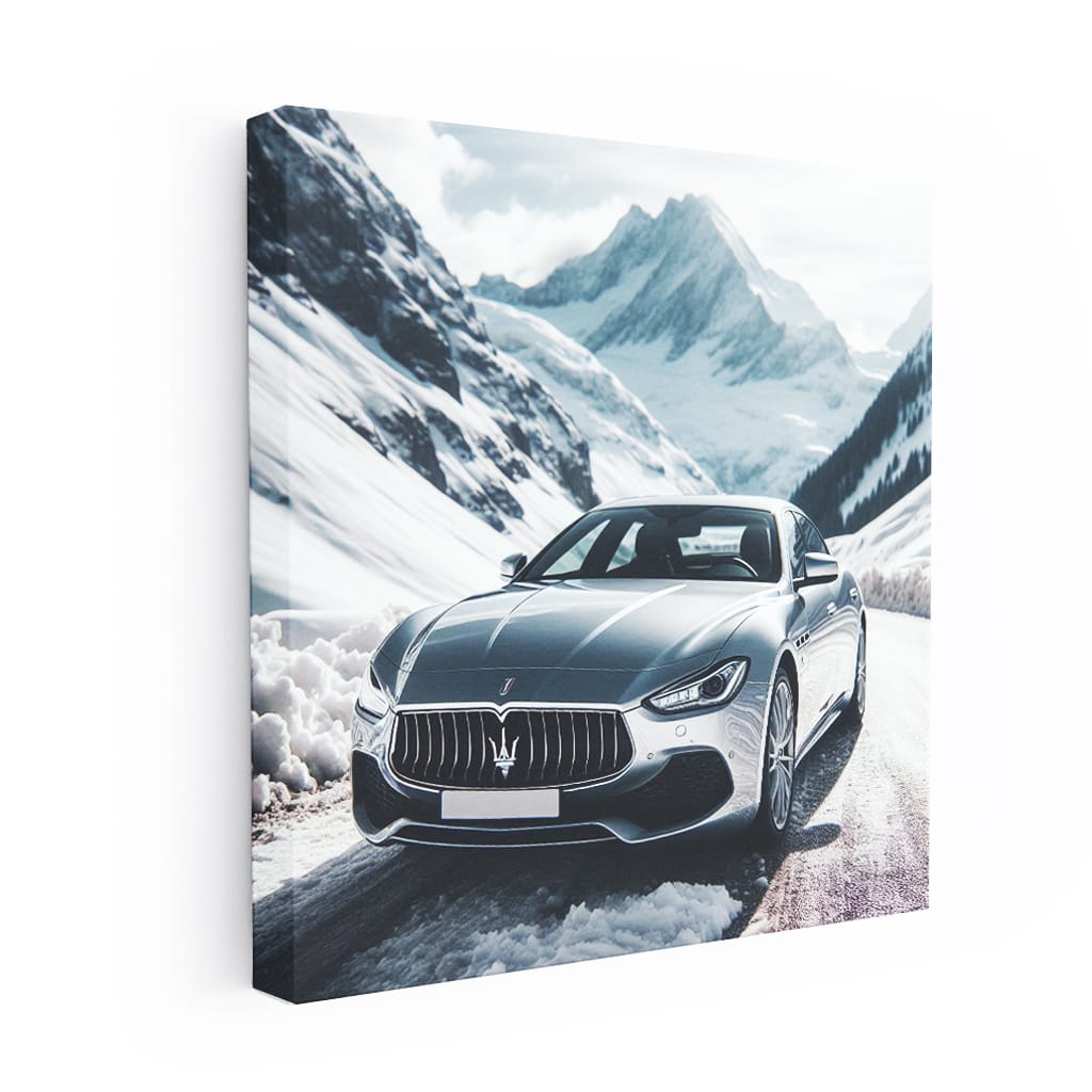 Maserati Quattroporte Mounta Wall Art