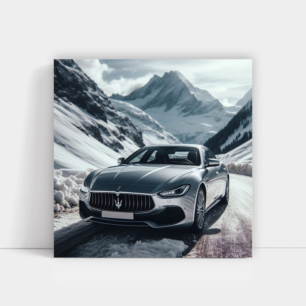 Maserati Quattroporte in Mountains - Elegance Meets Power