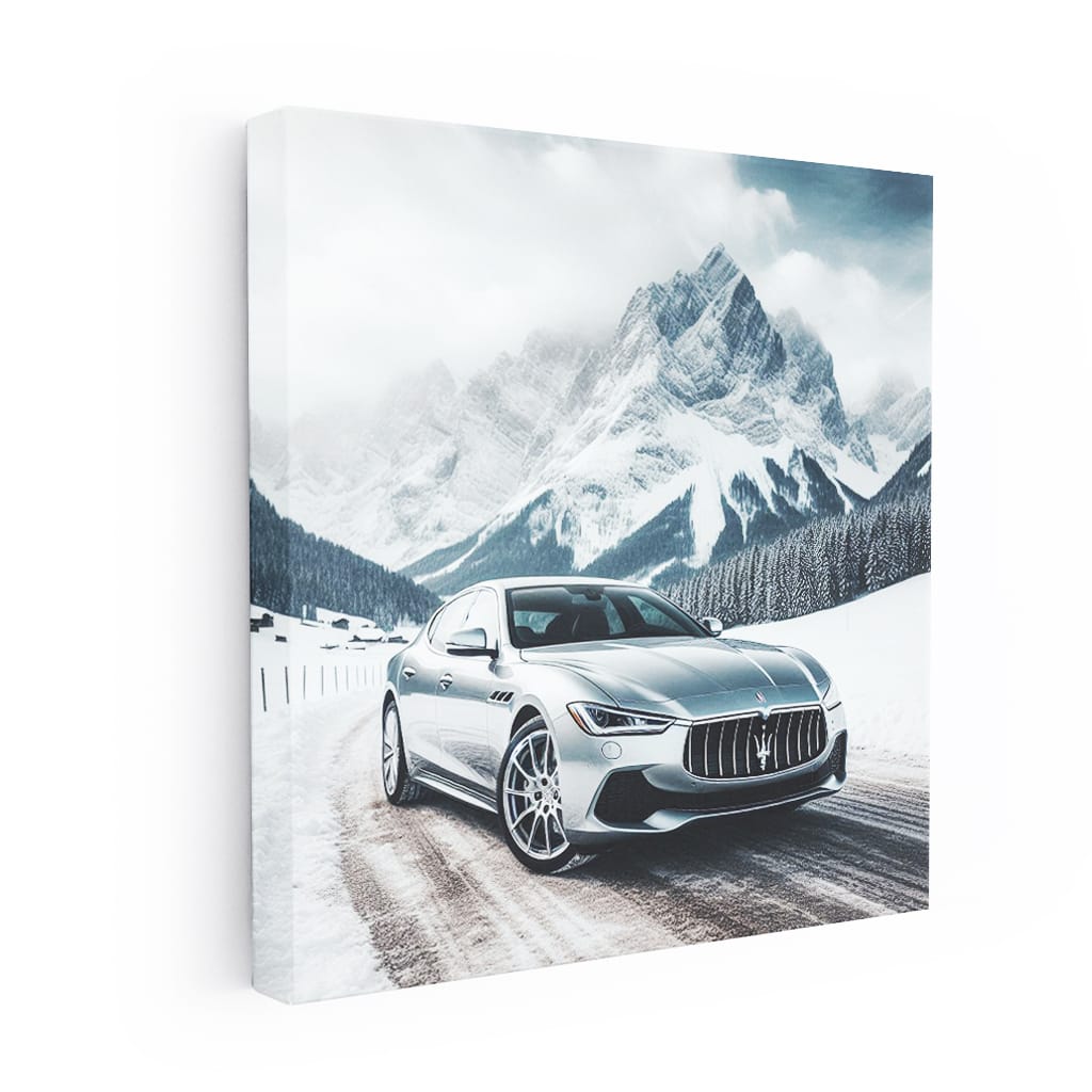 Maserati Quattroporte Mountain Wall Art