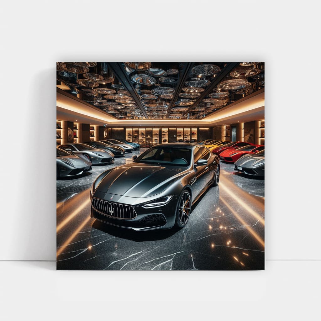 Maserati Quattroporte Luxury Parking - Elegance in Motion