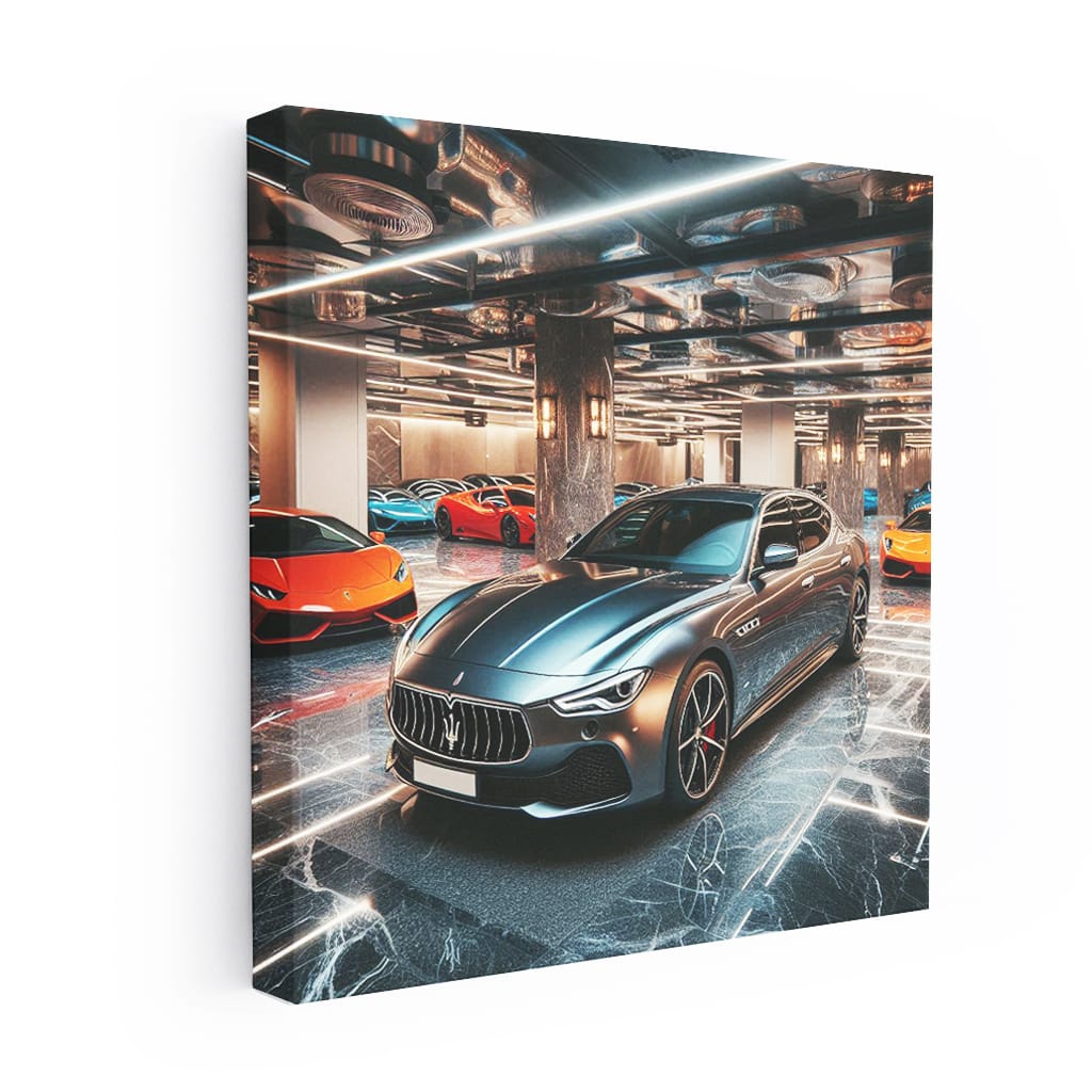 Maserati Quattroporte Parking Wall Art