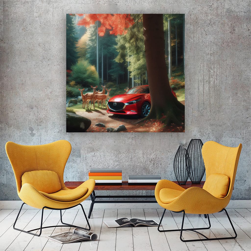 Mazda 3 in Forest - Sleek, Sporty, and Stylish Drive
