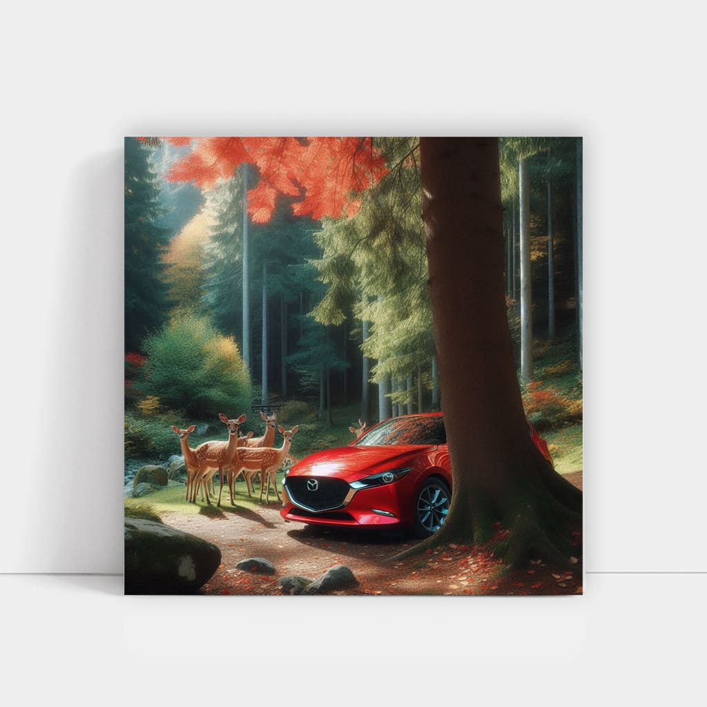 Mazda 3 in Forest - Sleek, Sporty, and Stylish Drive