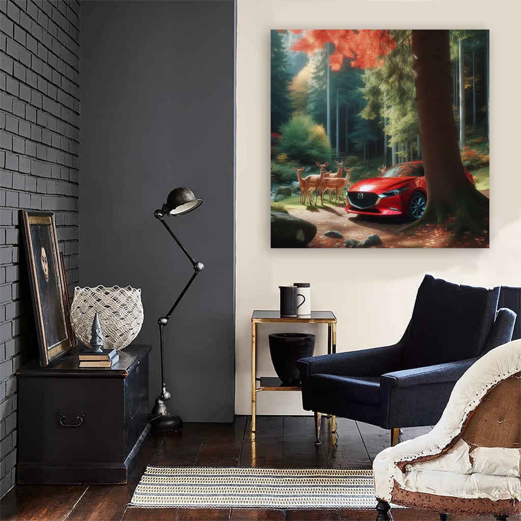 Mazda 3 in Forest - Sleek, Sporty, and Stylish Drive