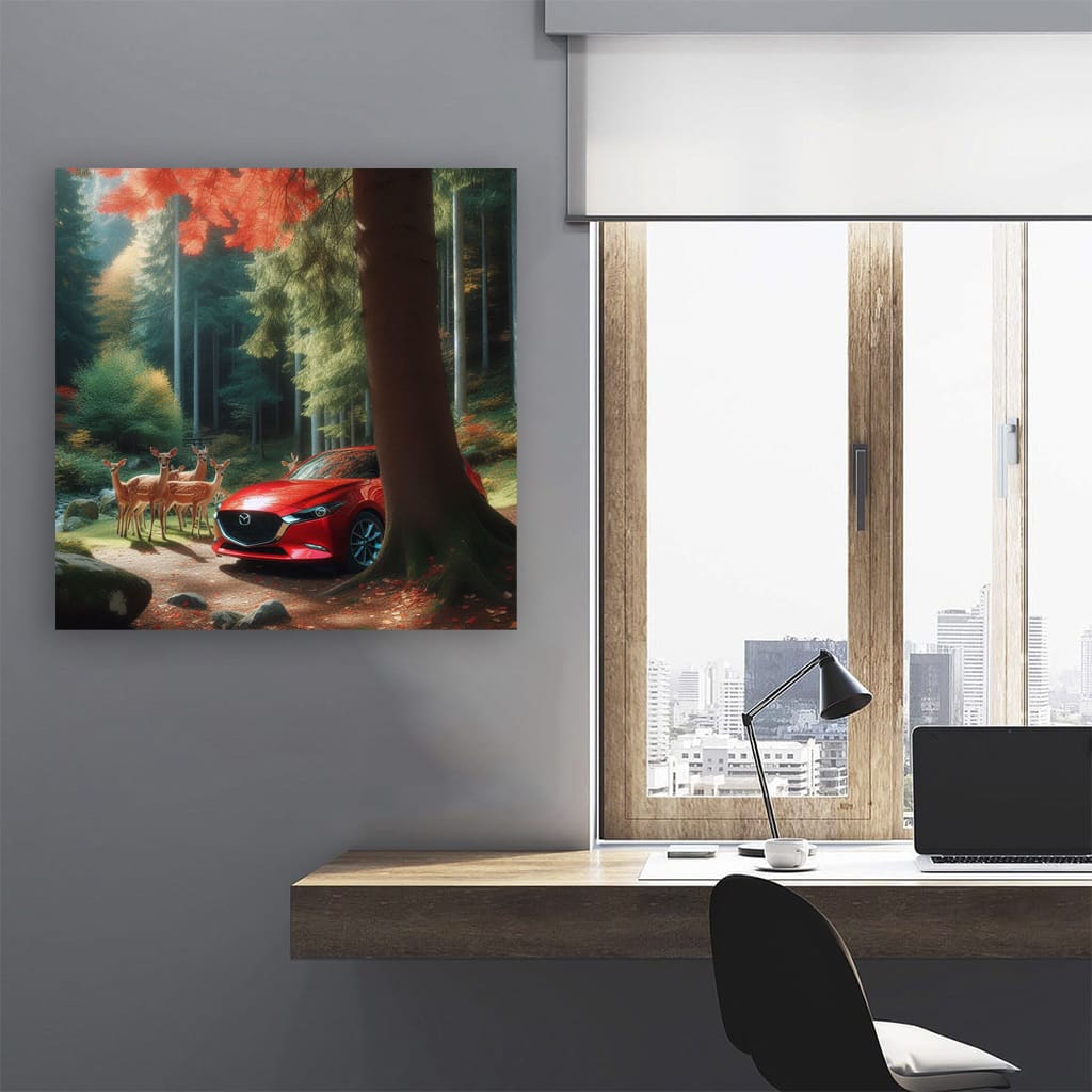 Mazda 3 in Forest - Sleek, Sporty, and Stylish Drive