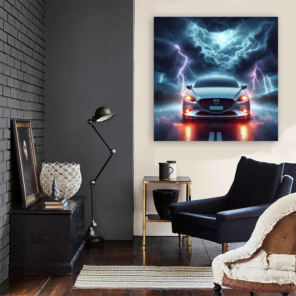 Mazda Thunderstorm Wall Art