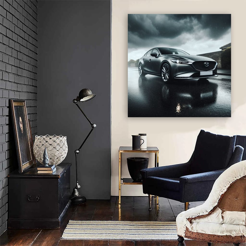 Mazda Overcast Weath Wall Art