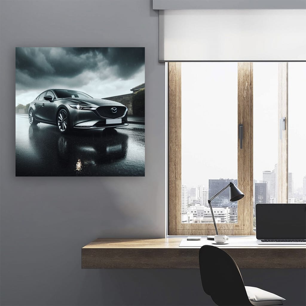 Mazda Overcast Weath Wall Art