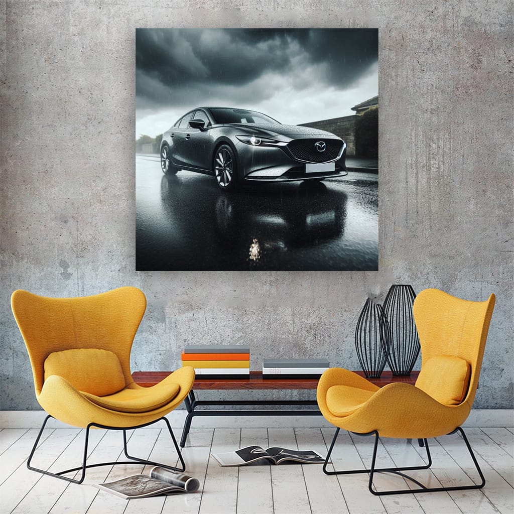 Mazda Overcast Weath Wall Art