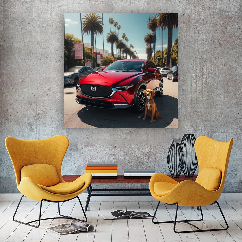 Mazda Cx30 Los Angel Wall Art