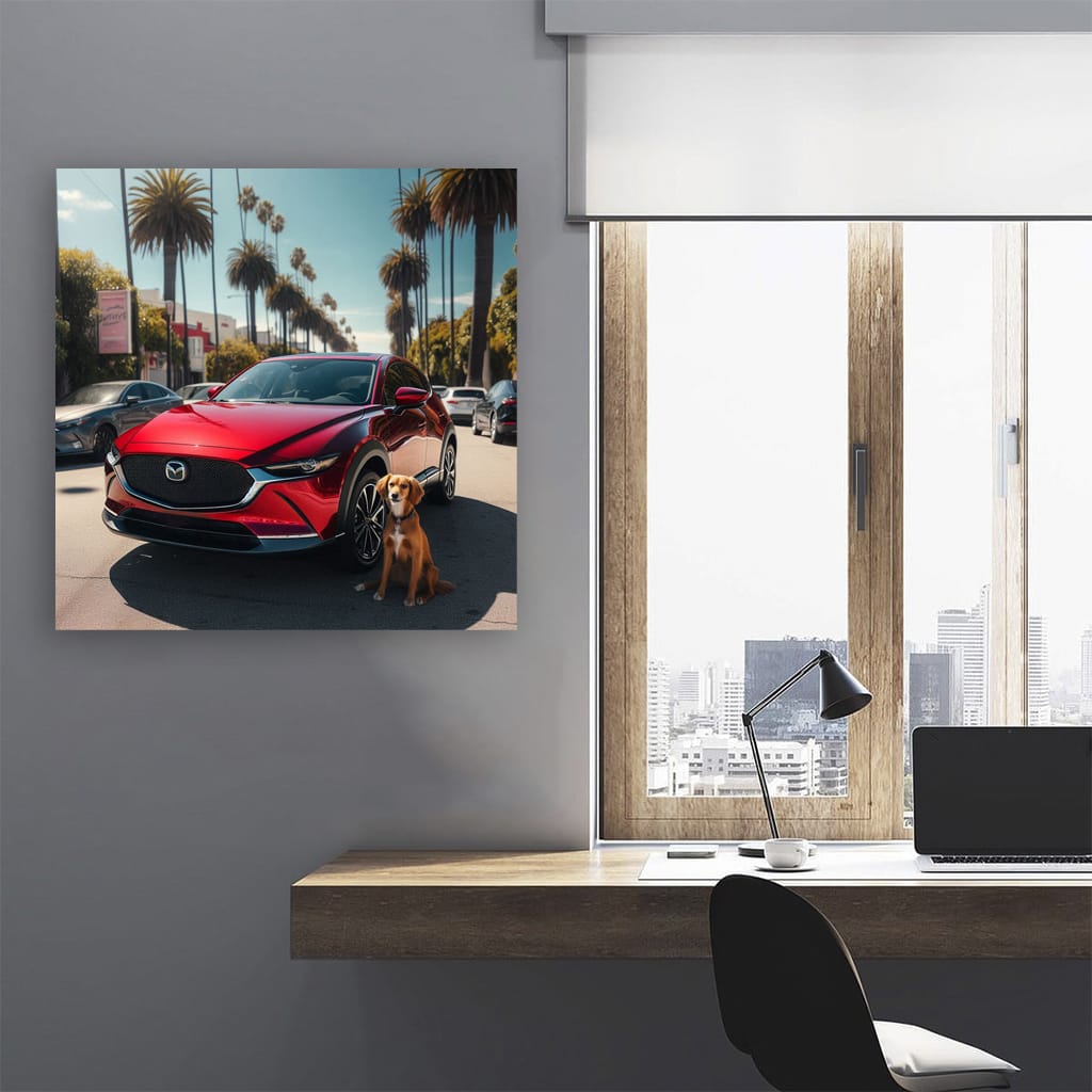 Mazda Cx30 Los Angel Wall Art