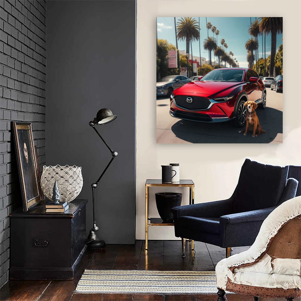 Mazda Cx30 Los Angel Wall Art