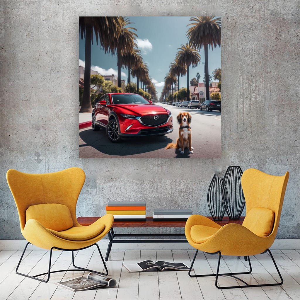 Mazda Cx30 Los Angeles Wall Art