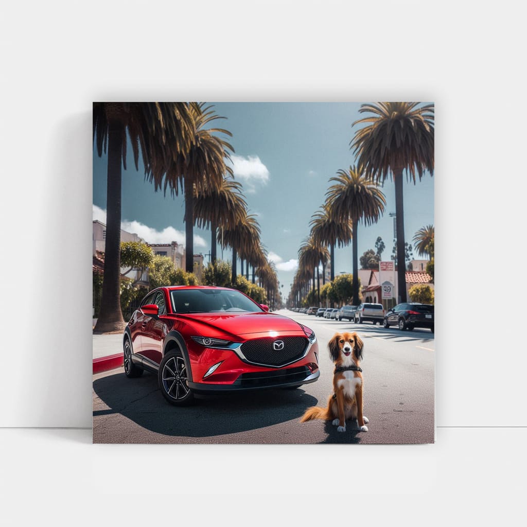 Mazda Cx30 Los Angeles Wall Art