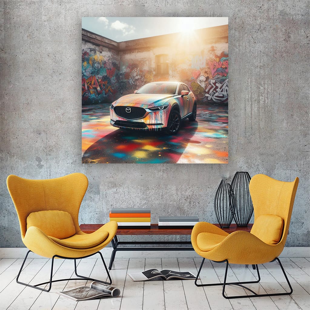 Mazda Cx30 Paint Wall Art