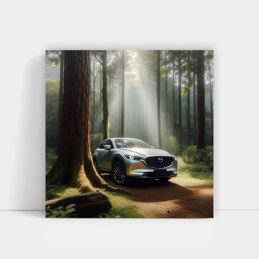 Mazda CX-50 in Forest - Rugged Elegance in Wild
