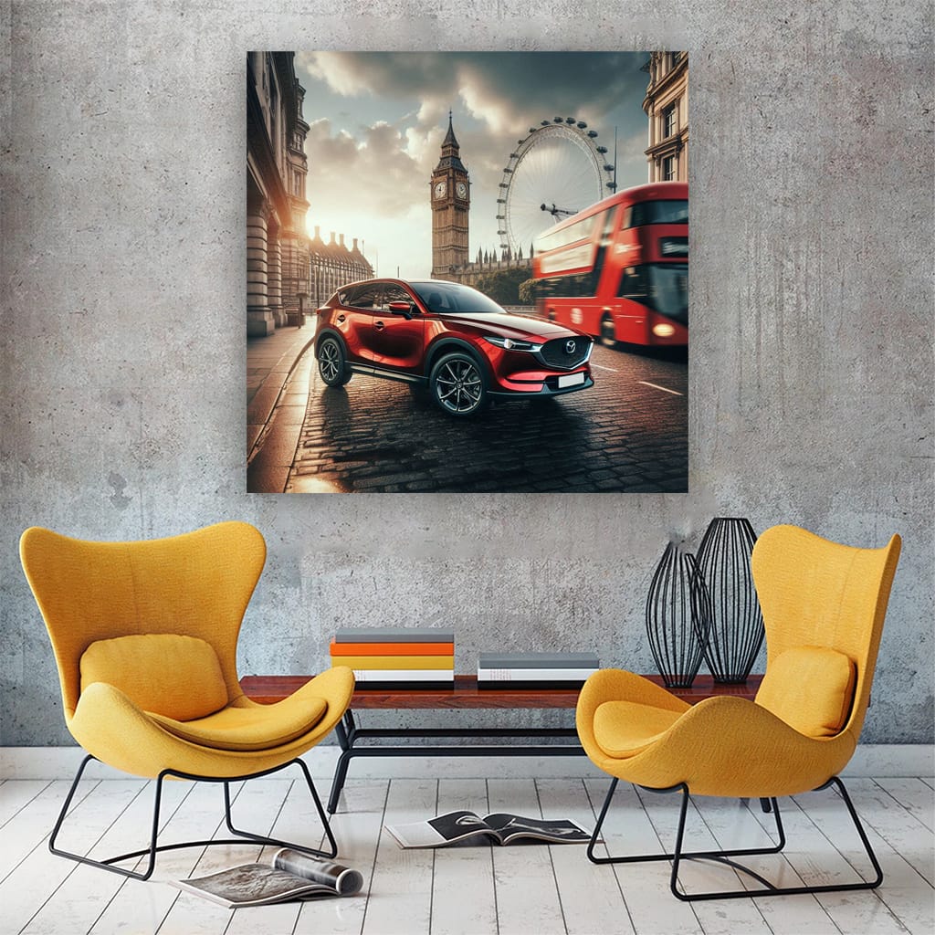 Mazda Cx5 London Wall Art