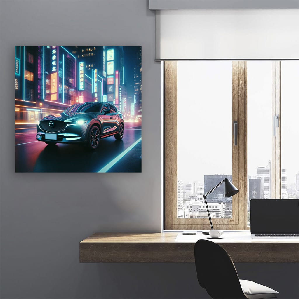 Mazda Cx5 Neon Wall Art