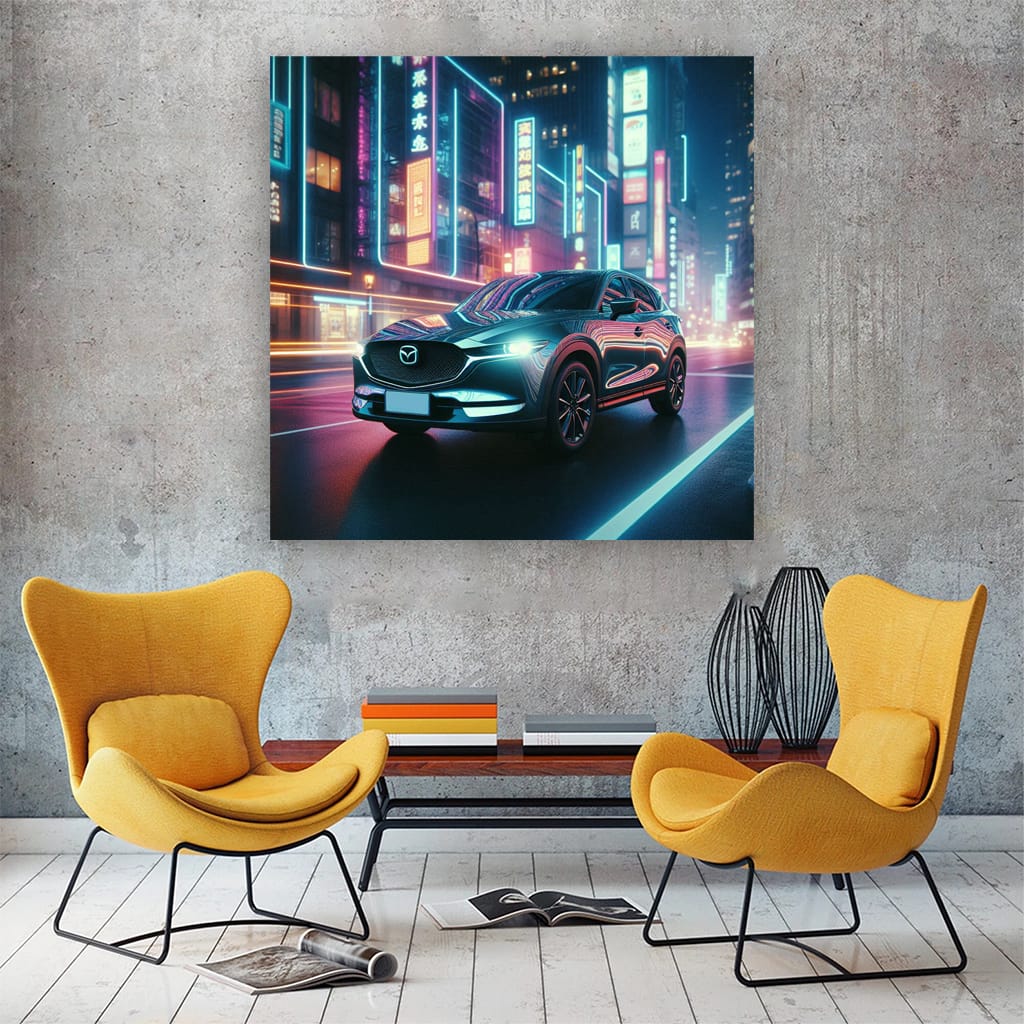 Mazda Cx5 Neon Wall Art