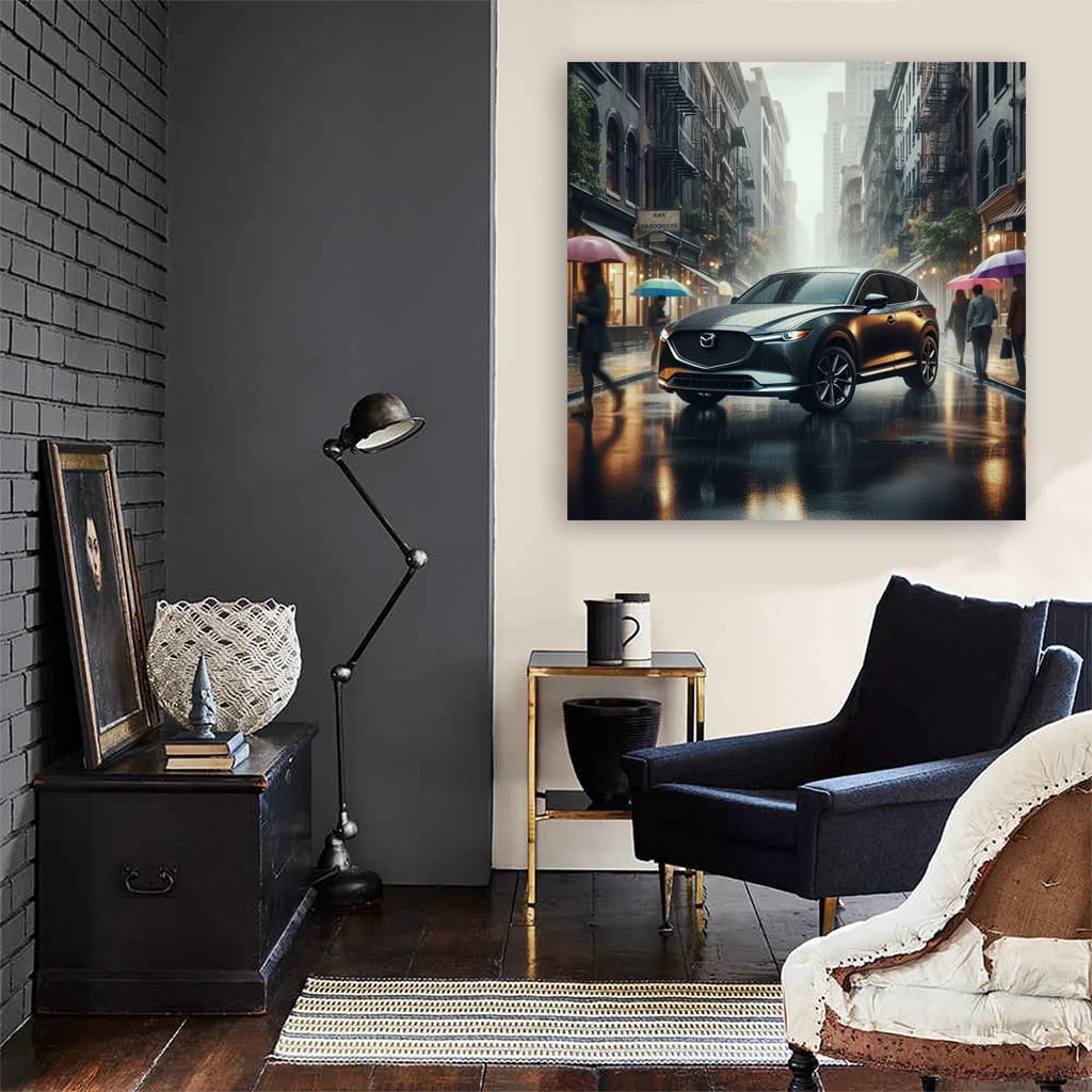 Mazda Cx9 Rainy Weath Wall Art