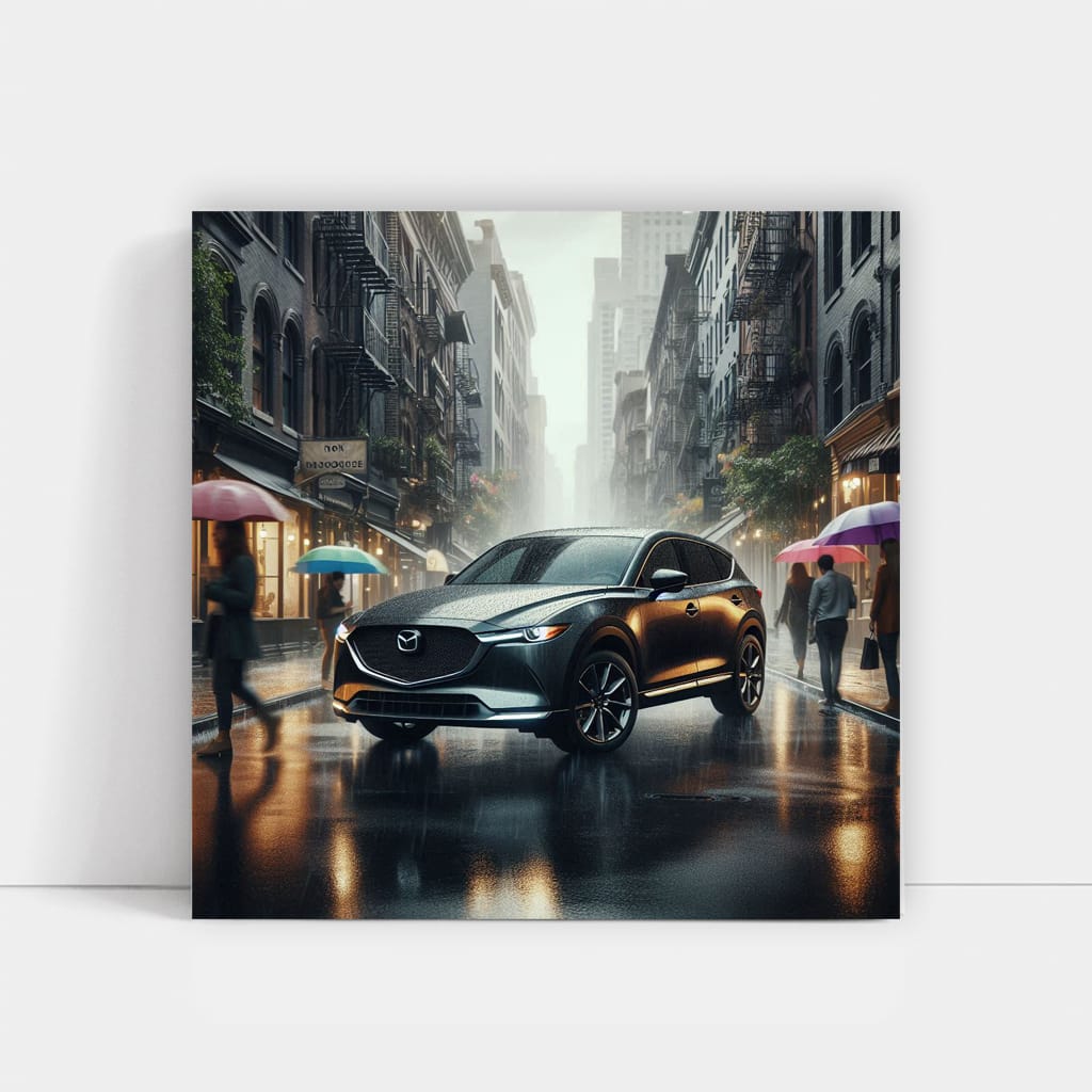 Mazda CX-9 in Wet Conditions - Elegant and Robust SUV