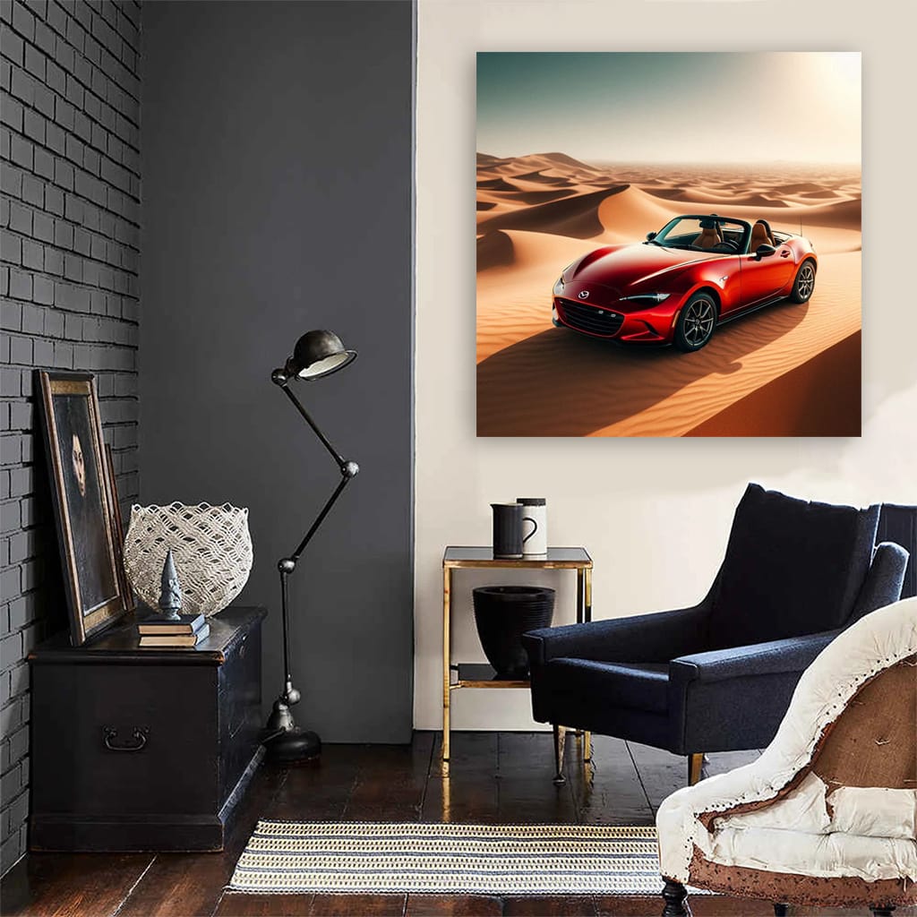 Mazda Mx5 Miata Desert Wall Art