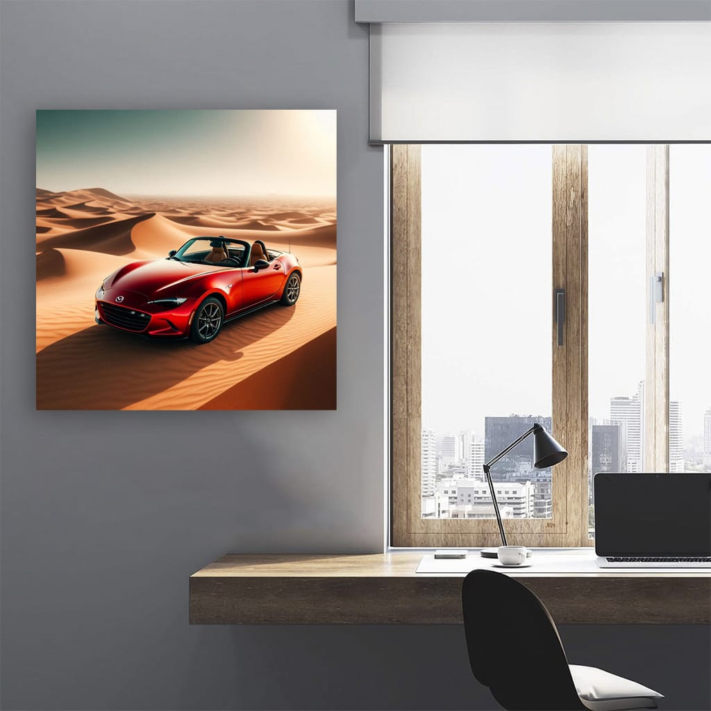 Mazda MX-5 Miata in Desert - Fun, Sporty, Freedom