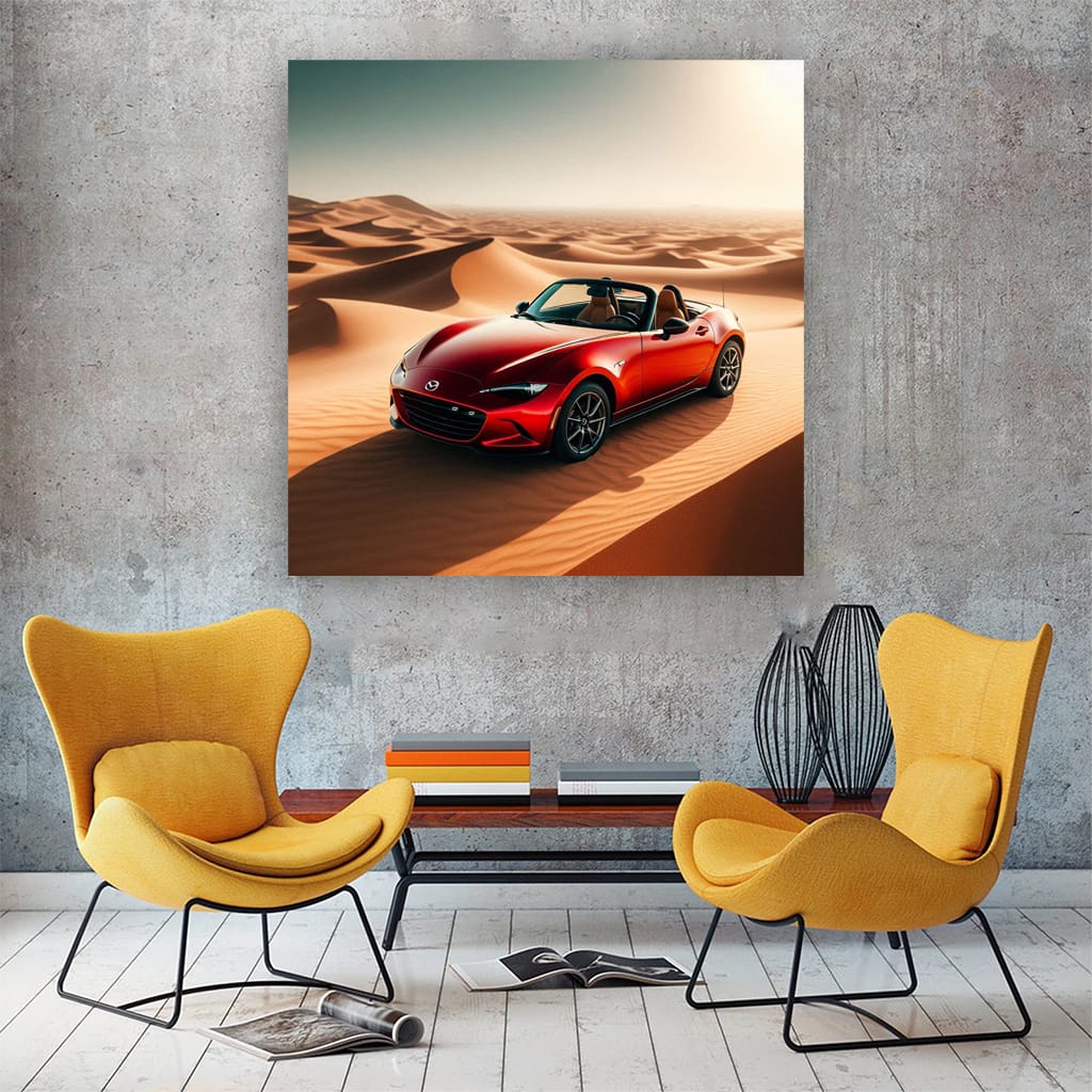 Mazda Mx5 Miata Desert Wall Art