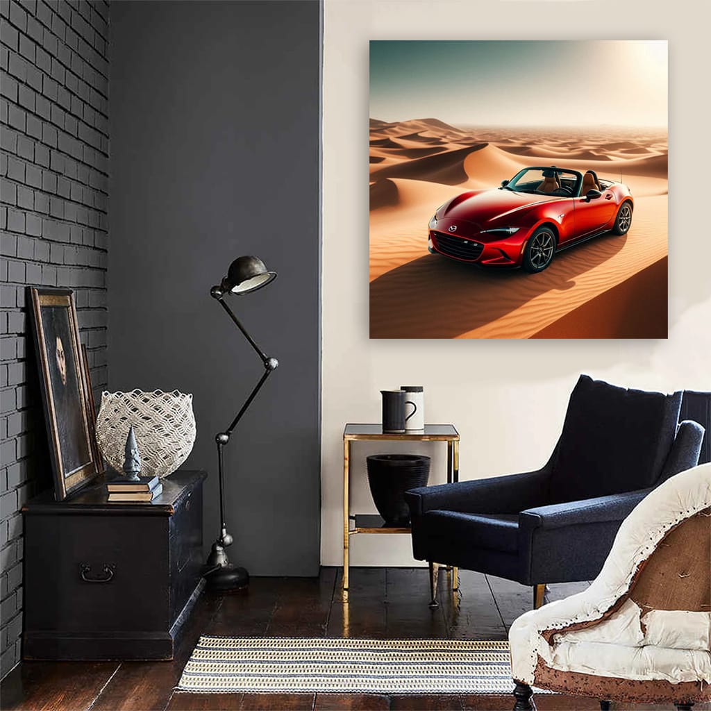 Mazda MX-5 Miata in Desert - Fun, Sporty, Freedom
