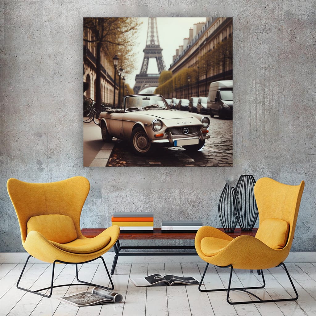 Mazda Old Retro Par Wall Art