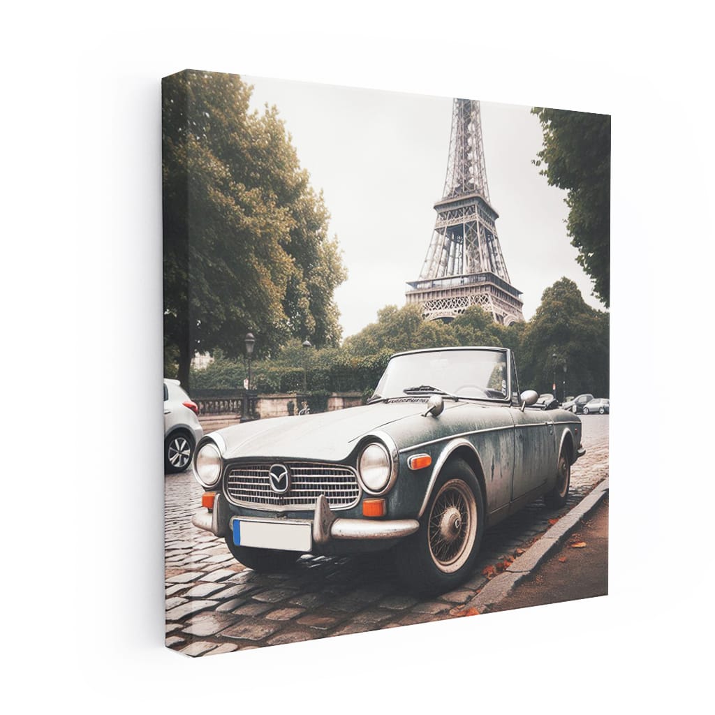 Mazda Old Retro Paris Wall Art