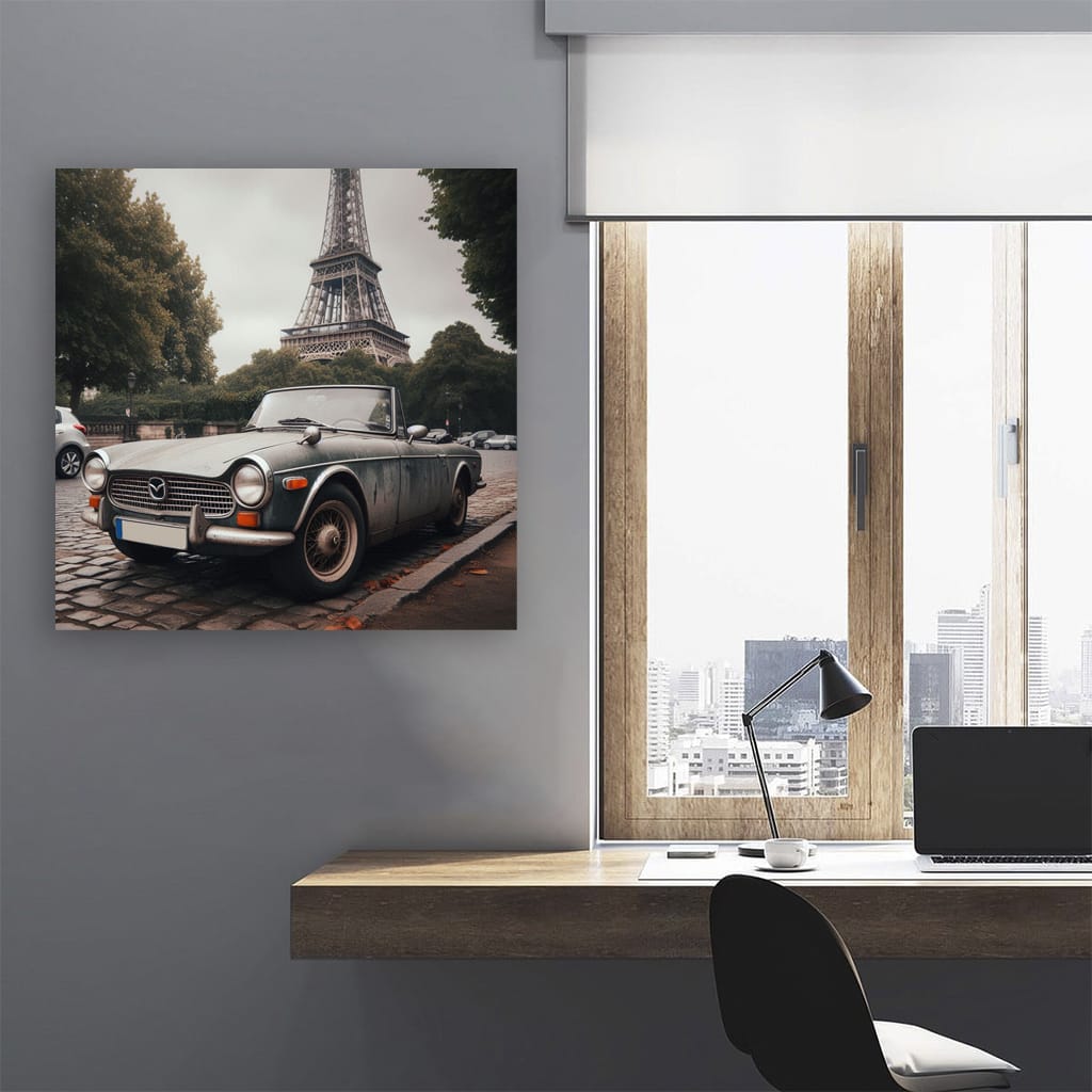 Vintage Mazda in Paris - Classic Style and Timeless Elegance