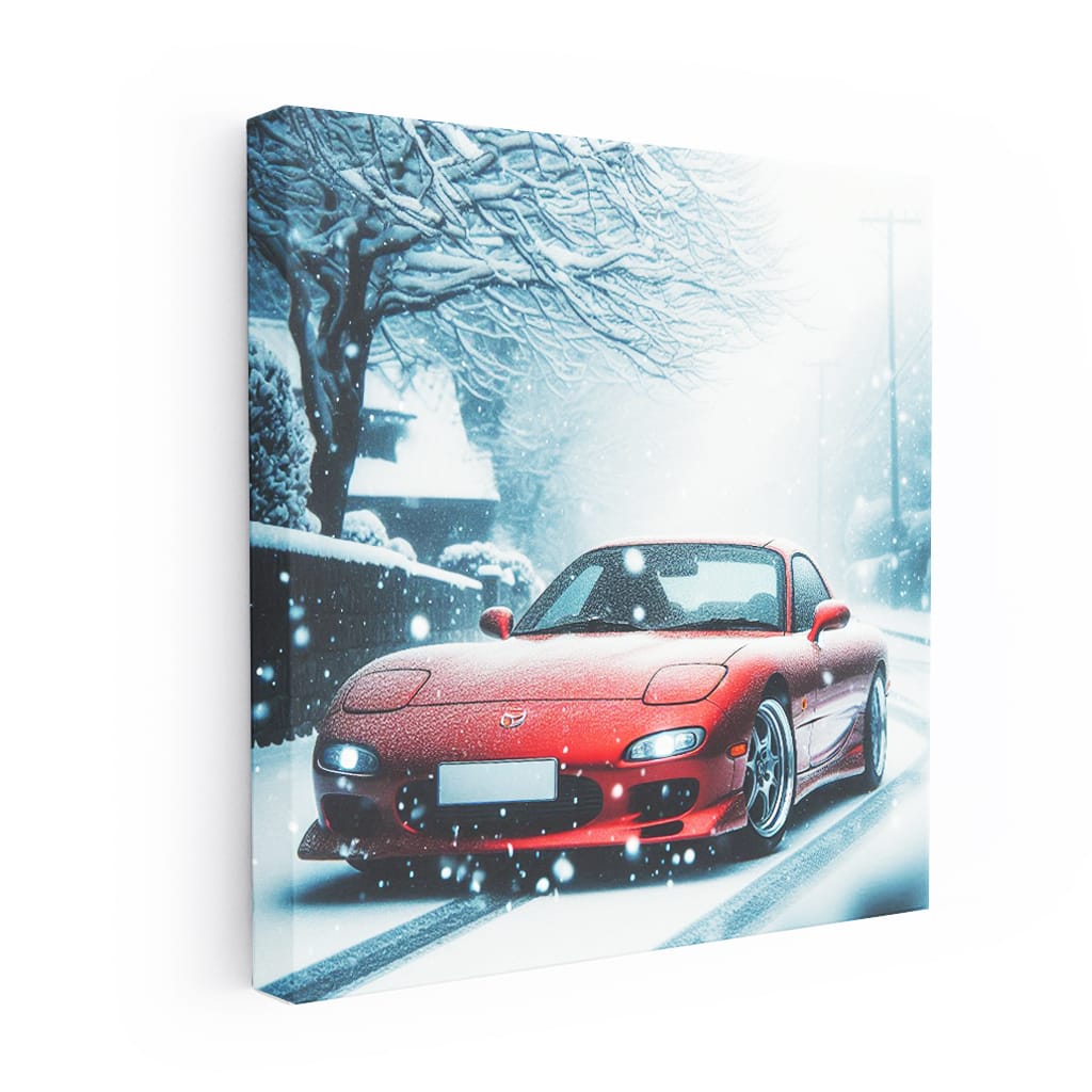 Mazda Rx7 Snowfa Wall Art