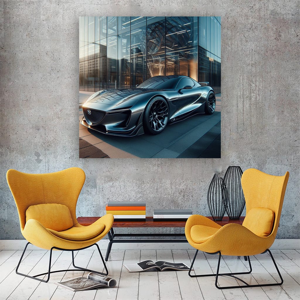 Mazda Rx8 Future Buildi Wall Art