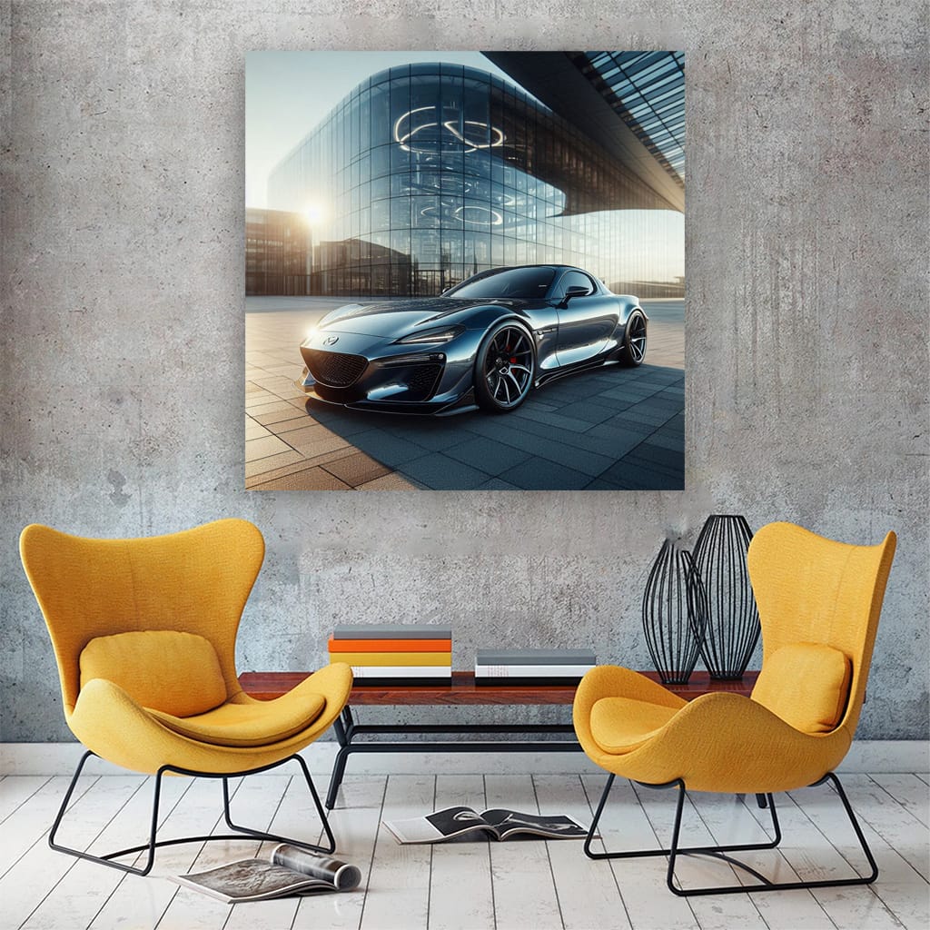 Mazda Rx8 Future Building Wall Art