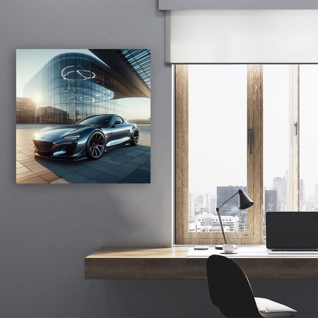 Mazda Rx8 Future Building Wall Art