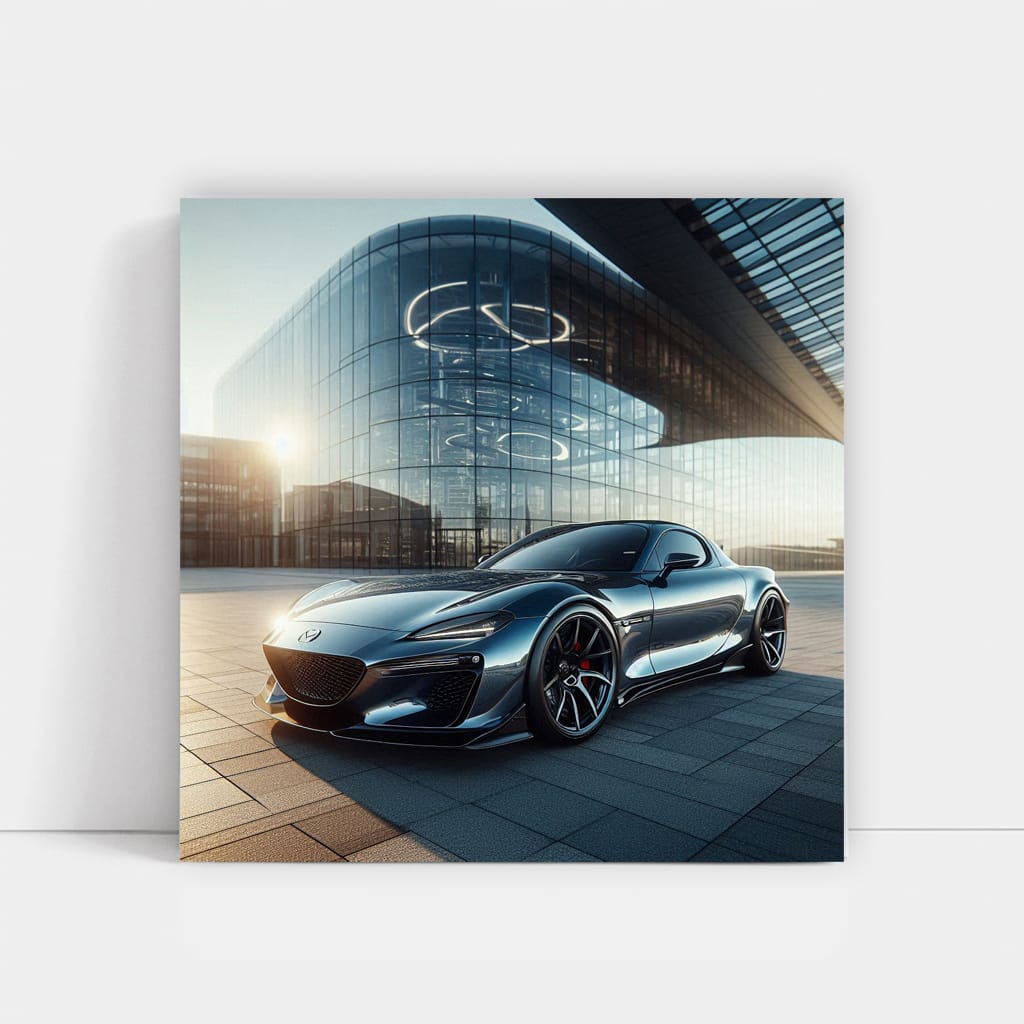 Mazda Rx8 Future Building Wall Art