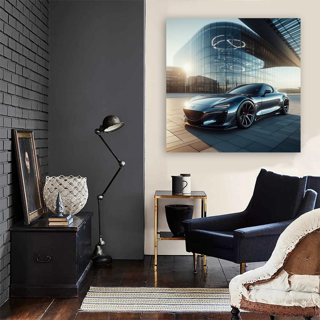 Mazda Rx8 Future Building Wall Art