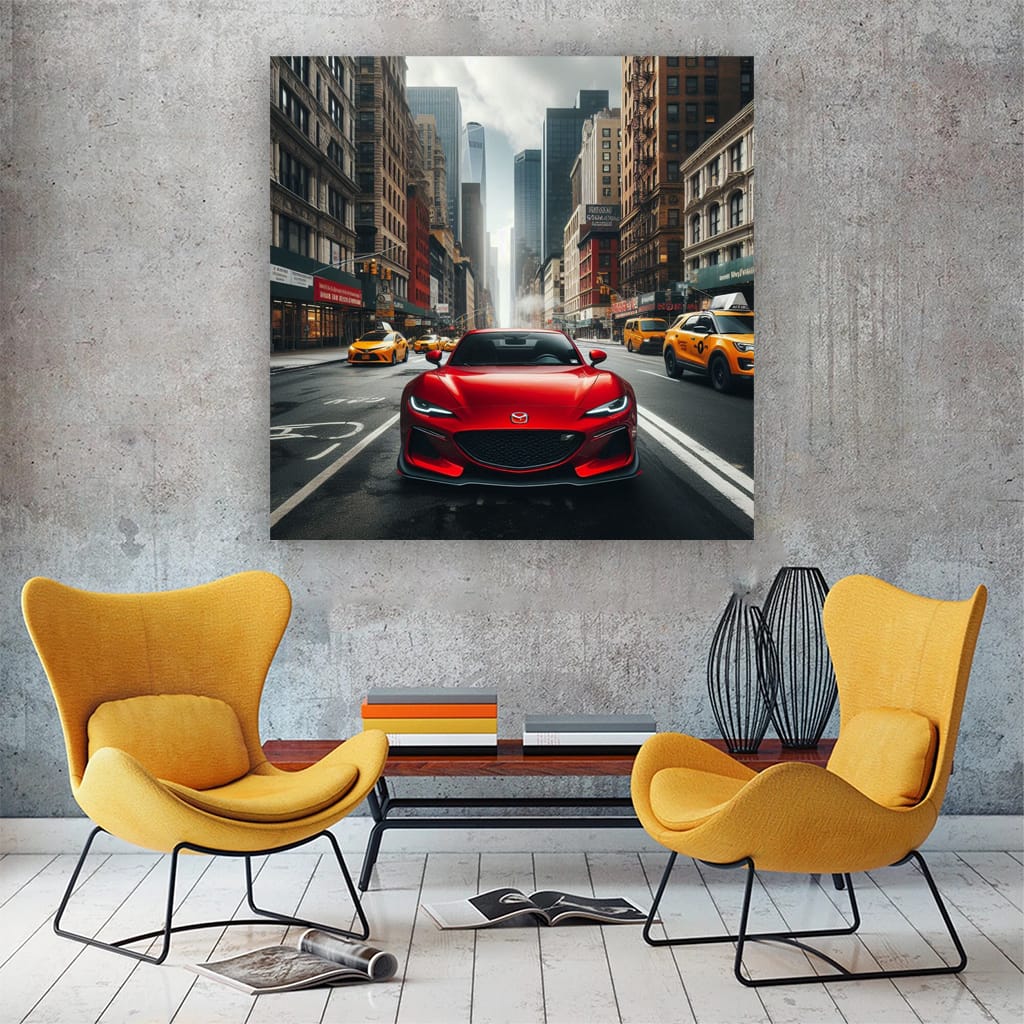 Mazda Rx8 New York Wall Art