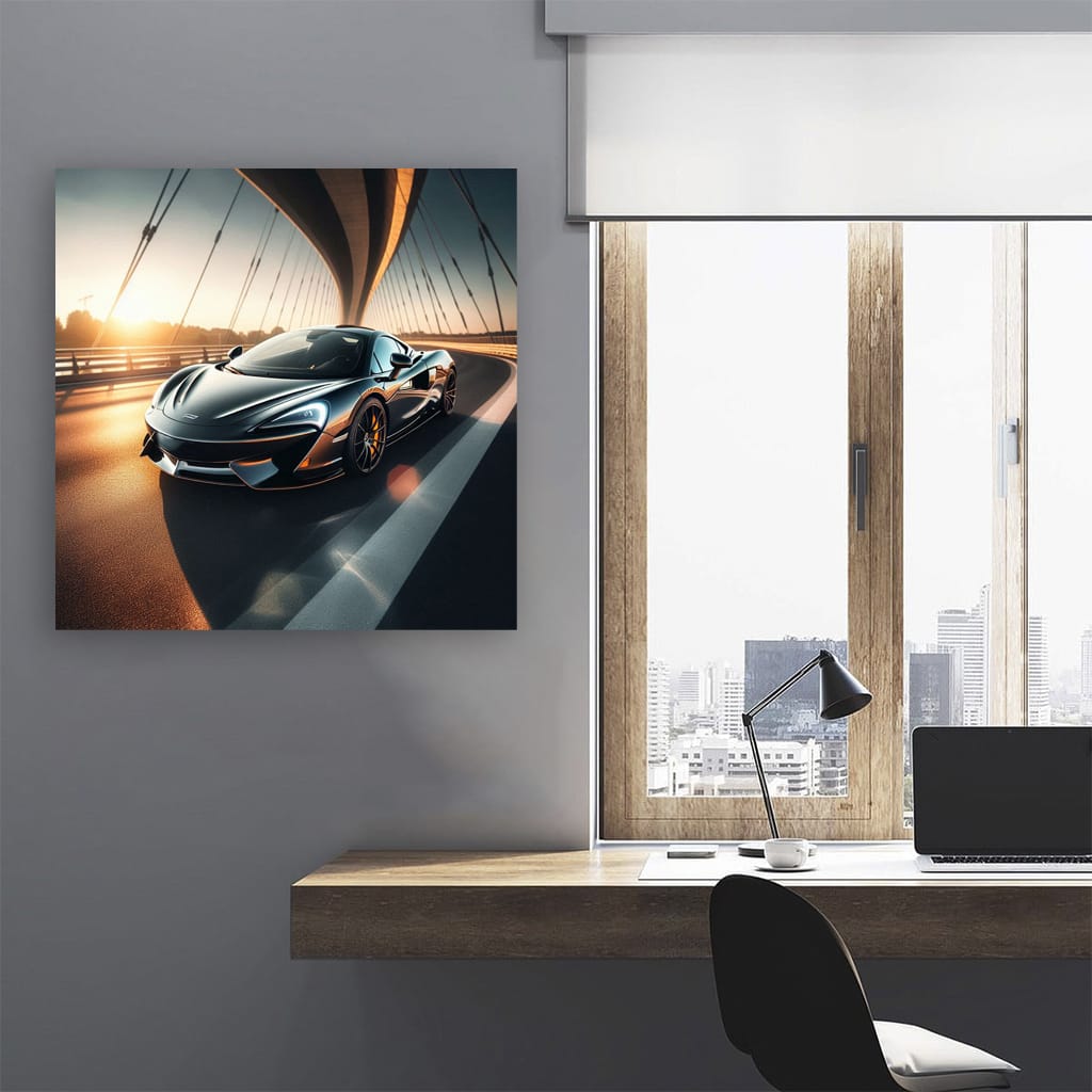 Mclaren 570s Bridge Wall Art